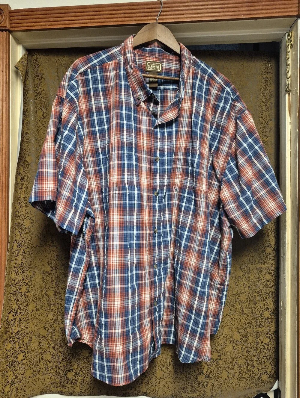 C.E. Schmidt Workwear 4XL plaid shirt